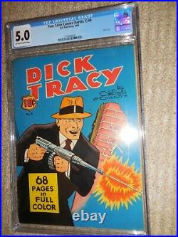 1940 Dell Four Color FC Series I #8 Dick Tracy CGC 5.0 VG/F