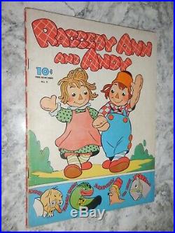 1942 Dell Four Color 4C #5 Raggedy Ann and Andy #1 VG/F 5.0