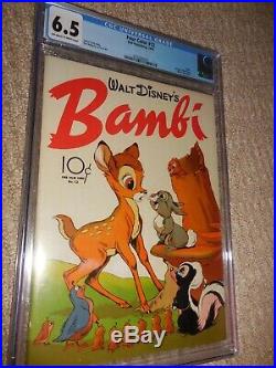 1942 Dell Four Color FC #12 Bambi #1 CGC 6.5