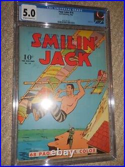 1942 Dell Four Color FC #14 Smilin' Jack CGC 5.0