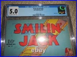 1942 Dell Four Color FC #14 Smilin' Jack CGC 5.0