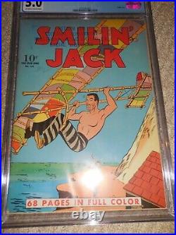 1942 Dell Four Color FC #14 Smilin' Jack CGC 5.0