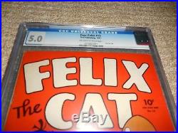 1942 Dell Four Color FC #15 Felix the Cat #1 CGC 5.0