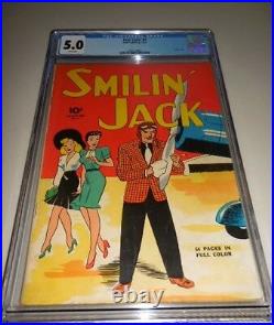 1942 Dell Four Color FC #4 Smilin' Jack CGC 5.0
