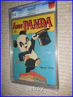 1943 Dell Four Color FC #25 Andy Panda #1 CGC 9.4 NM Highest Graded