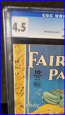1944 Four Color #50 Fairy Tale Parade Dell Publishing Walt Kelly art CGC 4.5