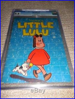 1945 Dell Four Color FC #74 Marge's Little Lulu #1 CGC 5.5