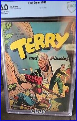 1946 Four Color #101 Terry & the Pirates Dell Milton Caniff CBCS 6.0