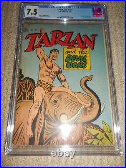 1947 Dell Four Color FC #134 Tarzan CGC 7.5 VF