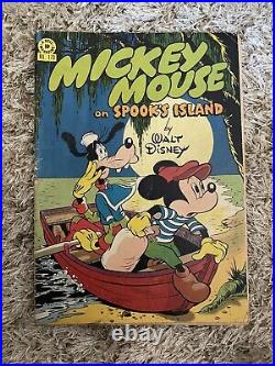 1947 Dell Four Color FC #170 Mickey Mouse On Spooks Island