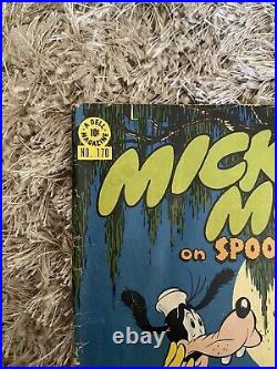 1947 Dell Four Color FC #170 Mickey Mouse On Spooks Island