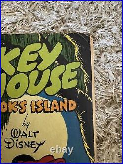 1947 Dell Four Color FC #170 Mickey Mouse On Spooks Island