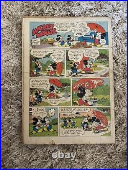 1947 Dell Four Color FC #170 Mickey Mouse On Spooks Island