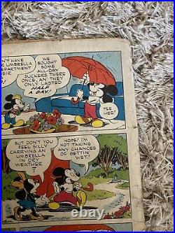 1947 Dell Four Color FC #170 Mickey Mouse On Spooks Island