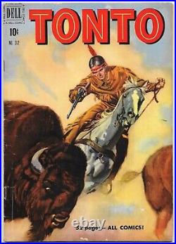 1950 Dell Four-Color Comics TONTO #312 (1951) Lone Ranger Faithful Companion VG+