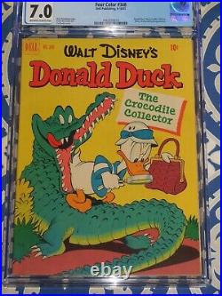 1951 Dell Four Color FC #348 Donald Duck in The Crocodile Collector CGC 7.0 F/VF