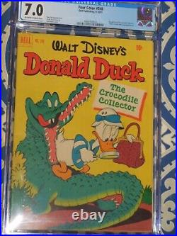 1951 Dell Four Color FC #348 Donald Duck in The Crocodile Collector CGC 7.0 F/VF