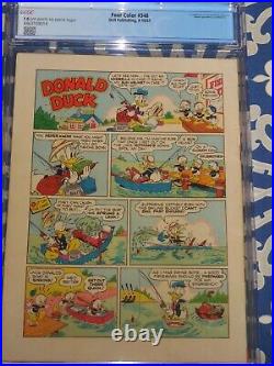 1951 Dell Four Color FC #348 Donald Duck in The Crocodile Collector CGC 7.0 F/VF