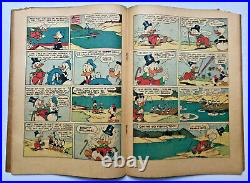 1952 Four Color 386 UNCLE SCROOGE #1 Dell Comic Book Carl Barks CLASSIC