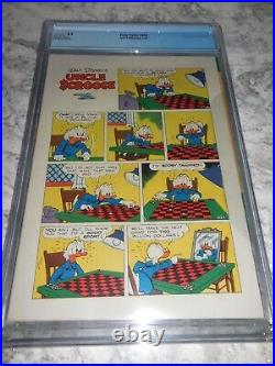 1953 Dell Four Color FC #456 Uncle Scrooge #2 CGC 8.5 VF+ White Pages