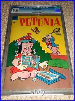 1953 Dell Four Color FC #463 Petunia CGC 8.0 File Copy