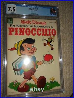 1954 Dell Four Color FC #545 Pinocchio CGC 7.5 VF