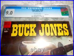 1954 Dell Four Color FC #546 Buck Jones CGC 9.0 2nd Highest Graded