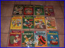 1954 Uncle Scrooge Donald Duck Four Color DELL Comics GOLDEN AGE lot of 23 books