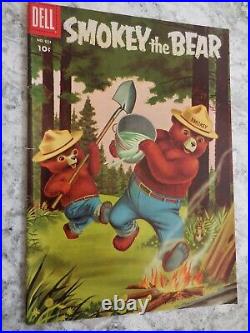 1955 Dell Four Color 4C #653 Smokey the Bear #1 VF- 7.5