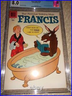 1956 Dell Four Color #710 Francis the Famous Talking Mule CGC 8.0 VF