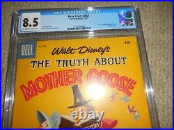 1957 Dell Four Color #862 The Truth About Mother Goose CGC 8.5 VF+