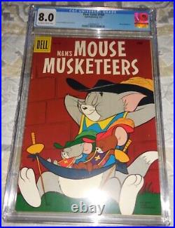 1957 Dell Four Color FC #764 Mouse Musketeers CGC 8.0 VF 2nd Highest Graded