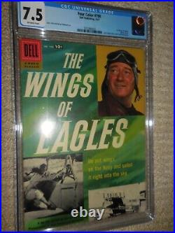 1957 Dell Four Color FC #790 John Wayne The Wings of Eagles CGC 7.5 VF