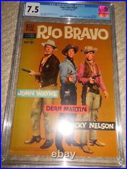 1959 Dell Four Color FC #1018 Rio Bravo CGC 7.5 VF- John Wayne Dean Martin