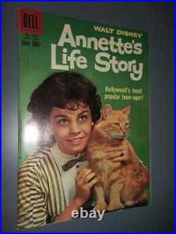 1960 Dell Four Color #1100 Annette's Life Story High Grade