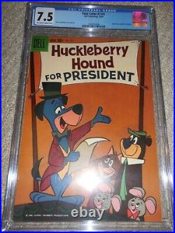 1960Dell Four Color FC #1141 Huckleberry Hound for President CGC 7.5 VF