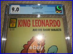 1962 Dell Four Color FC #1278 King Leonardo and His Short Subjects CGC 9.0 VF/NM