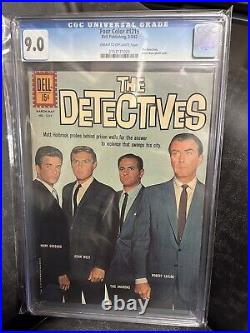 1962 Dell The Detectives Four Color #1219 CGC 9.0