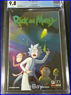 2015 Oni Press Rick and Morty #1 Four Color Grails Edition CGC 9.8 WP