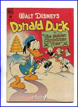 4 Color 203 (Donald Duck 10), 1948, Golden Christmas Tree, Classic Story