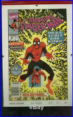 Amazing Spider-Man 341 Four Color Cover Separation