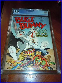 BUGS BUNNY FINDS LOST TREASURE (1944) FOUR COLOR #51 PGX Cert VG-F (5.0) cond