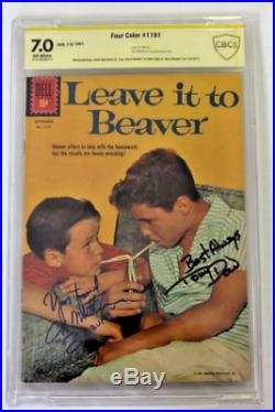 CBCS Graded 7.0 Leave it to Beaver, Four Color # 1191, 1961, Signed DOW, MATHERS