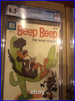 CGC 6.5 Four Color 1046 Beep Beep The Road Runner #8 1960 Dell