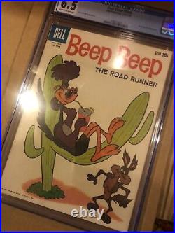 CGC 6.5 Four Color 1046 Beep Beep The Road Runner #8 1960 Dell