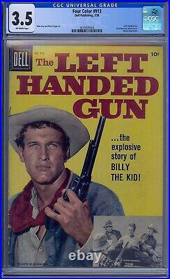Cgc 3.5 Four Color #913 Left Handed Gun Billy The Kid Paul Newman Photo Cover
