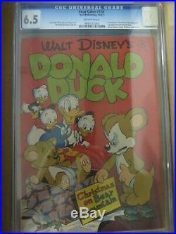 Cgc 6.5 Four Color #178 First Appearance Of Uncle Scrooge Golden Age Key