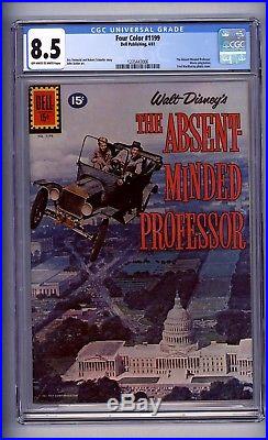 Cgc (dell) Four Color 1199 Vf+ 8.5 Absent Minded Professor 1961