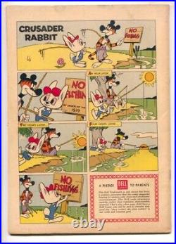 Crusader Rabbit-Four Color Comics #805 1957-TV series-10¢ cover price-VG+