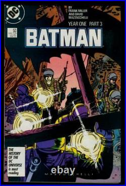 DC Comics BATMAN #404-407 Year One Parts 1-4/4 in VFN/NM-NM+/N/M 9.0-9.6/9.8